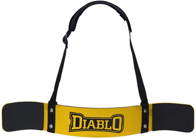 DIABLO Arm Blaster for Muscle Arms Bicep Builder with Heavy Duty Padded Straps Arm Support(Yellow, Black)