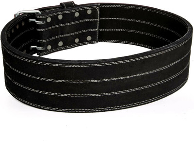 HouseOfCommon Leather Weight Lifting Belt Stabilizing Lower Back Support for all Waist Support Back / Lumbar Support