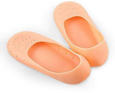 HouseOfCommon Anti-Crack Full Length Silicone Foot Protector Moisturizing Socks Foot Support Heel Support