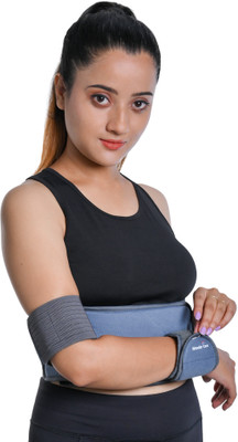 Wonder Care Left Right Shoulder Immobilizer Arm Sling for Clavicle & Rotator Cuff Shoulder Support(Grey)
