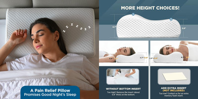 HIRUSH ENTERPRISE Memory Foam Floral Sleeping Pillow Pack of 1(White)