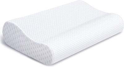 RAIVATS CARE Memory Foam Solid Cervical Pack of 1(White)
