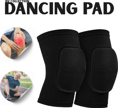 NV COLLECTION RhythmFlex Knee Guards Engineered for Dance Precision Knee Support(Black)