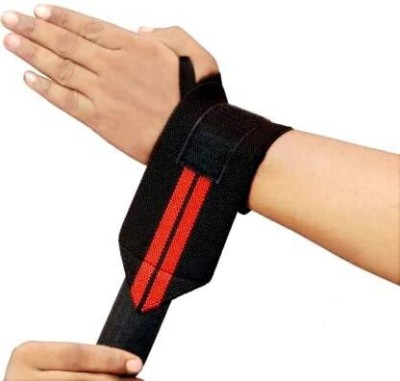 Busia ® [2-Pcs] Wrist Wraps with Thumb Loop for Men & Women Hand Grip/Fitness Grip Wrist Support(Multicolor)