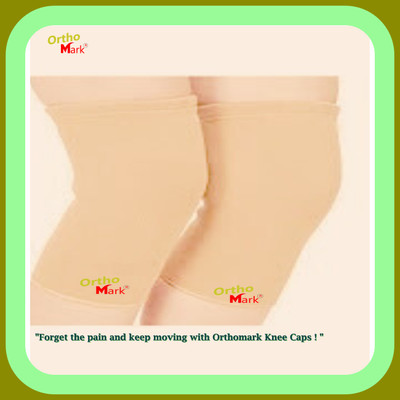 OrthoMark Knee Cap for Gym Exercise Sports & Running For Men & Women Relief Knee Pain Knee Support(Beige)