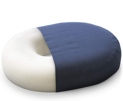 Fazista Donut Ring Cushion for Hemorrhoid Pain Relief Back / Lumbar Support(Black)