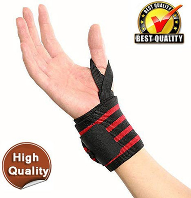 BQH PROFESSIONAL GRADE-WRIST WRAPS WITH THUMB LOOPS Wrist Support