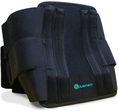 JUSTIFIT Premium ls belt for Back Pain Relief Men and Women free size Back / Lumbar Support(Black)