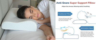 PRATIK MARKETING Memory Foam Alphanumeric Sleeping Pillow Pack of 324(White)