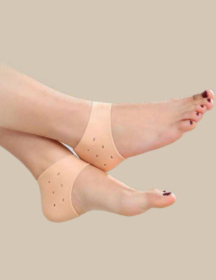 Events Framer A1-Silicone Gel Heel Socks for Swelling and Pain Relief-A25 Heel Support(Beige)