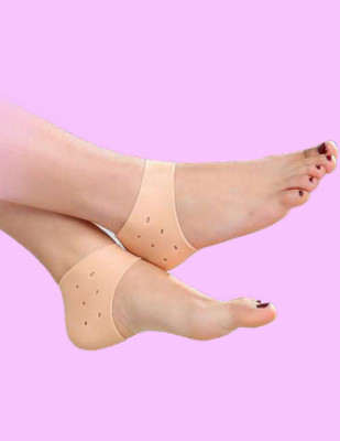 Events Framer A1-Silicone Gel Heel Socks for Swelling and Pain Relief-A50 Heel Support(Beige)