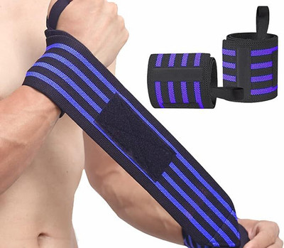 Kireka Cotton Wrist Wrap Band Supporter Hand Grip with Thumb Loop for Weight Lifting Wrist Support(Multicolor)