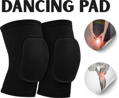 meetanshcollection High-Traction Knee Pads for Floor Choreography Knee Support(Black)