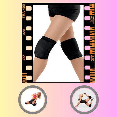 BALARKAA N-Dance Pad for Providing Knee During Dancing ActivitiesCRY1168 Knee Support(Beige)
