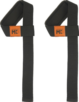 MUSCLEBLAZE Weight Lifting Straps, Wrist Supporter For Gym, Deadlift Strap Wrist Support(Black)