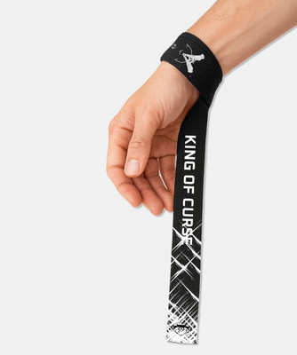 Zoku Anime-Inspired Curse King Lifting Straps Wrist Support(Black, White)