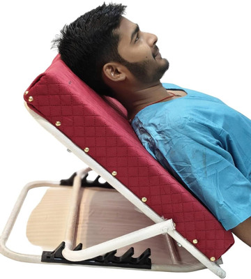 nelcomed Adjustable Bed Backrest for Back Pain Relief-Patients | Softfoam Holland Fabric Back / Lumbar Support