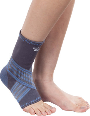 Med-e Move Body Supporter_Ankle Binder with Elastic Strap For Ankle Support, Grey Supporter