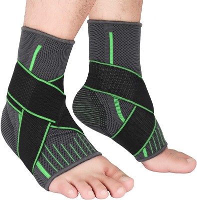 ShopiMoz Ankle Support Foot Brace Men & Women Ankle Binder Pain Relief for Ankle Sprained Ankle Support(Black)