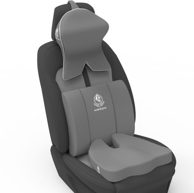 MRRON Protech Neckrest Lumber Back Support or Coccxypro Cushion for Long Sitting. Posture Corrector