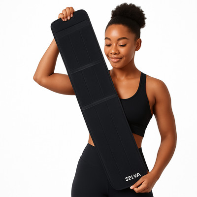 SELVA Abdominal Support Belt for Men &Women Abdominal Belt(Black)