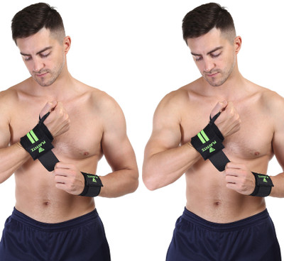 PRT Bolt Weight Lifting Wrist Supporter for Gym Wrist Band with Thumb Loop for Gym Wrist Support