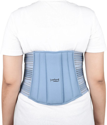 Leeford Lumbo Sacral Belt | Daily Lower Back & Posture Correction Back / Lumbar Support(Grey)