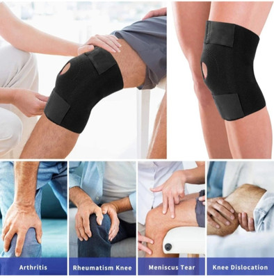 Jarvis Knee Belt for Women and Men for Ligament injuries, Knee Pain, and Knee Support Knee Support(Black)