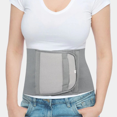 Oliver Abdominal belt after delivery for tummy reduction/surgery tummy reduction Abdominal Belt(Grey)