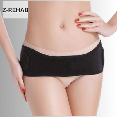 Z-REHAB Hip Belt Flexi Back Belt Lower Back Support Brace Back Lumbar Support Abdominal Belt(Black)