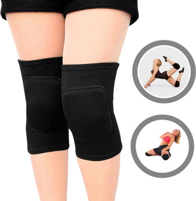 Balarkaaa NKS_Training pad with knee protection for dancing(SLFK-425 Knee Support(Black)
