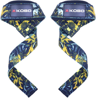 KOBO Weight Lifting Straps Power Gym Support Wrist Support(Multicolor)