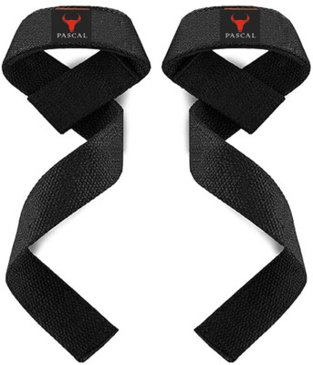 Pascal Weight Lifting Straps Soft Padded Wrist Wrap Band , Strap For Gym Wrist Support(Black)