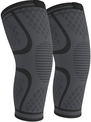 FY Sports Knee Compression Sleeve for Men and Women Knee Support Brace for Running Knee Support(Black)