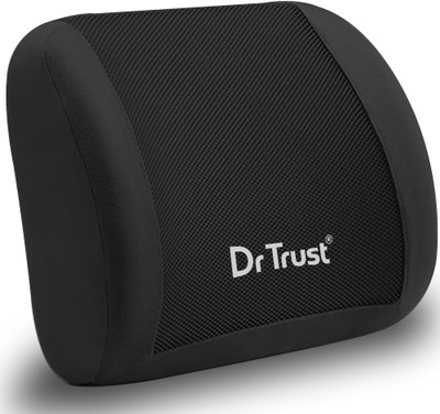 Dr Trust (USA) rest cushion orthopedic pillow For pain Office Chair car seat Back / Lumbar Support(Black)