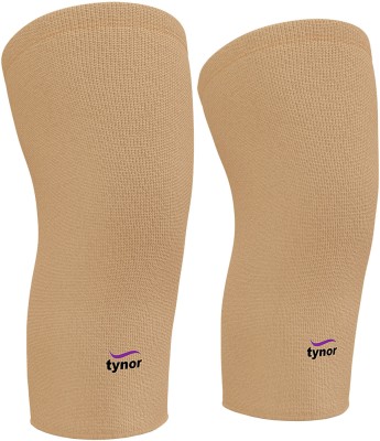 TYNOR Knee Cap, Beige, Large, Pack of 2 Knee Support(Beige)