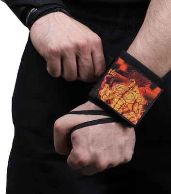 ZYZFIT Professional Wrist Wrap YUJIRO HANMA Band Strap For Gym and Fitness Wrist Support(Orange)