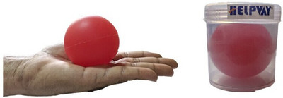 HELPVAY Gel Exercise Ball Medium Hand Support(Red)