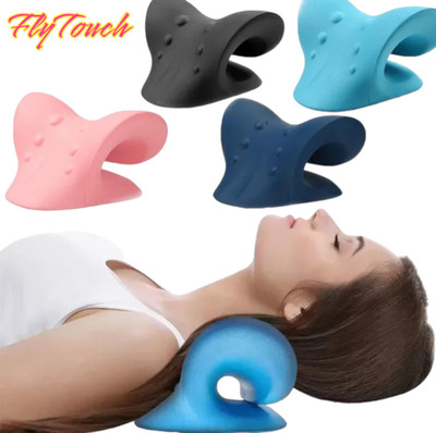 FlyTouch Neck And Shoulder Relaxer Neck Stretcher Pillow Cervical Traction Device Cervical Pillow