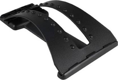 FITRONYX Magic Back Stretcher Lumbar Support Device for Upper and Lower Back Pain Relief Back / Lumbar Support(Black)