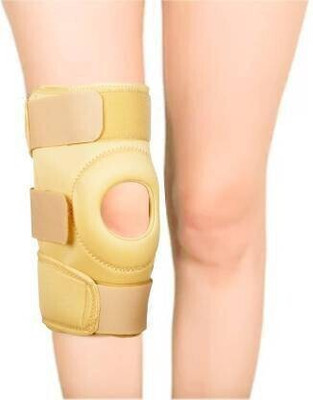 PARISILL Functional Knee Support Open Patella Hinge Knee Brace Support Knee Support Knee Support(Beige)
