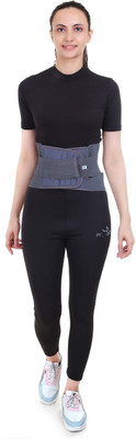 Mulkraj LSS--L.S Belt Corset Back Pain Belt Waist Back Support ls belt Lumbar Support-83 Back / Lumbar Support(Grey)