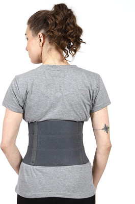 Mulkraj Ortho N-Contoured L.S.Belt For Back Pain, Back Relief, Back & Abdomen Support (Gr-71 Back / Lumbar Support(Grey)