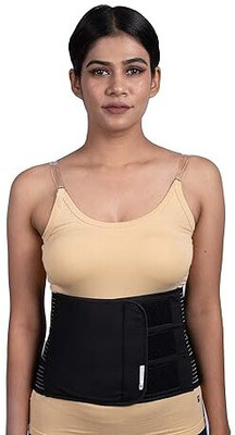 Wonder Care Neoprene Waist Belt -Large Abdominal Belt(Black)