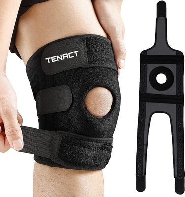 TENACT Knee Support for Men & Women for Gym & Running Knee pain Relief Knee Support(Black)