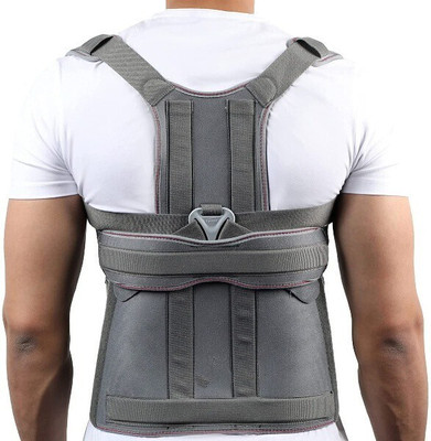 NWLY Taylor Brace Lumbar Spinal support Belt posture corrector For Men and Women Posture Corrector(Grey)