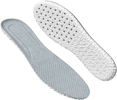 HARVA Memory Foam Cushion Soft Insoles for Foot Pain 1 Pair Pad (39-40) Shoe Insole(Grey)