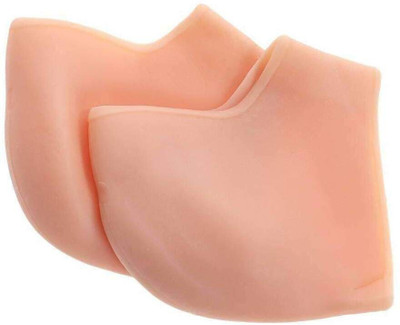 abcdeyes Anti heel crack set socks pain foot gel relief Heel Support