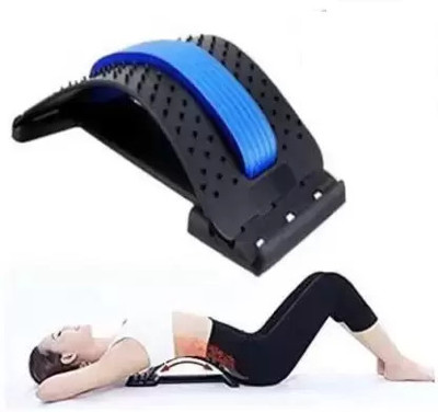 Ehouseall Store Device for Back Pain Relief with Back Support Mate Magic Back Stretching Massage Back / Lumbar Support(Black)