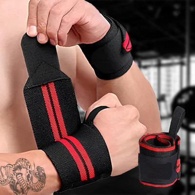 ODIN Weight Lifting Wrist Support with Thumb Loop Strap for Gym,Workout 1-Pair Wrist Support